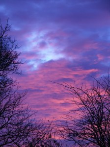 Red Sky in the morning... we knew then that trouble was brewing