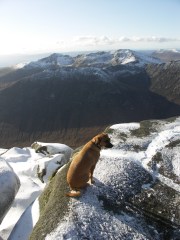 On top of Goat Fell, Arran
