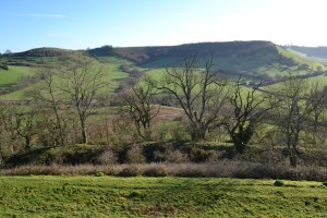 The view south to Corton Ridge