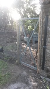 Gate - constructed by the author - not his father